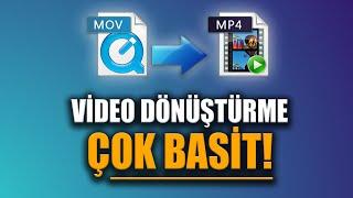 Video Dönüştürme Nasıl Yapılır? Mov Dosyası Mp4e Çevirme Kaliteli Şekilde  .avi HEVC