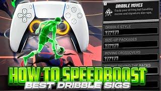 NBA 2K25 HOW TO SPEEDBOOST  QUCK STOP AND BEST DRIBBLE ANIMATIONS FOR COMP GUARDS 