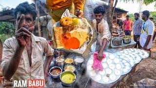 Ram Babu  Vizag Most Underrated Breakfast Place  5 Different Chutney  Visakhapatnam  Street Food