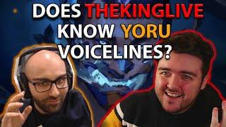 Does THEKINGLIVE Know YORU Voice Lines?  Valorant Voice Lines Quiz