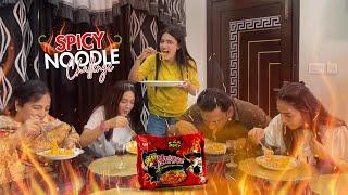 SPICY NOODLES CHALLENGE 2X     Mom Team VS Dad Team 