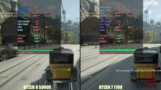 Ryzen 9 5900x vs Ryzen 7 1700