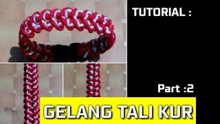 Tutorial  cara bikin gelang  gelang tali kur part 2