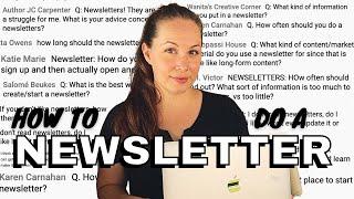 How to Write & Send a Newsletter how to start what to share when & why theyre so important