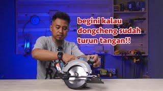 compact solid & powerfull ampun dah ini circularsaw - DONGCHENG DCMY165S CORDLESS CIRCULAR SAW 65