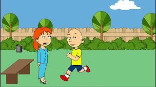 Caillou fight Rosie at the park Grounded