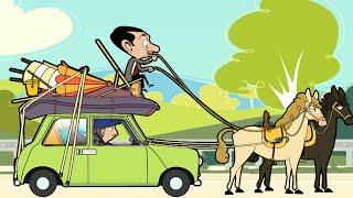 Mr Beans New Mode of Transportation  Mr Bean Animated  Clip Compilation  Mr Bean World