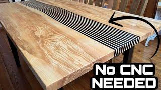 Bending wood river table you never seen before  Epoxy table