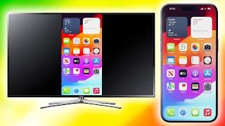 Как транслировать экран iPhone 15 на телевизор Samsung.Дублирование изображение айфон