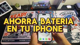 Tips para ahorrar batería en tu iPhone 