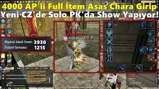 DomenicoWacco  4000 APli Full İtem Asas Chara Girip Yeni CZde Solo PK Atıyor  Rise Online