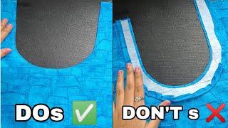 DOs And DONTs For Beginners  Sewing Tips  Round Neck Tutorial #shorts #needlegirl #youtubeindia