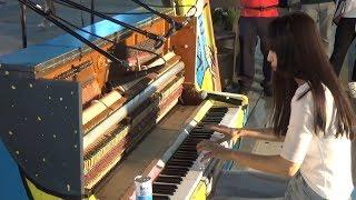 Amazing Street Piano Play - Flower Dance by DJ Okawari