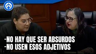 Lania Batres y Norma Piña se enfrascan en discusión en el Senado