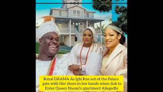 Igbi Ran out of  Palace  gate with  shoes in hands when Ask to Enter  Naomis apartment Allegedly.