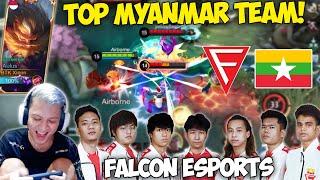 HYPER AULUS RACING VS FALCON ESPORTS TOP MYANMAR TEAM MLBB - Mobile Legends