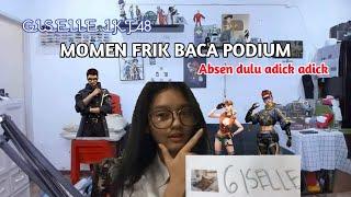 MOMEN KOCAK GISELLE JKT48 BACA PODIUM