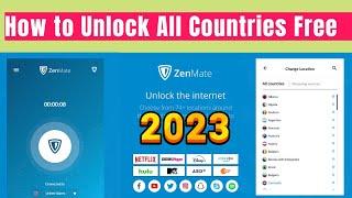 how to use vpn  zenmate premium free 2023  Unlock All countries in zenmate vpn  Best Rdp Vpn