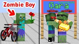 Love Story of Zombie - Monster School Minecraft Animation