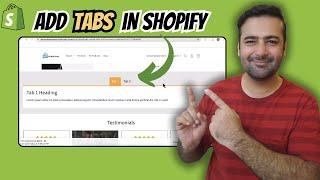 How To Add TABS in Shopify Without APP?