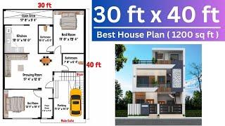 30 x 40 House Plan  3 Bedroom Plan  30x40 Ghar ka Naksha   3d House Design Plan  Makan Ka Naksha