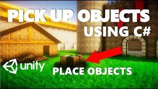 HOW TO PICK UP AND PLACE  THROW OBJECTS WITH C# - Mini Unity Tutorial - EASY & FUN