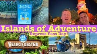 Early Park Admission Islands of Adventure  Express Passes Riding Every Ride #universal #expresspass