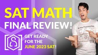 SAT Math FULL REVIEW for June SAT 2023 Every Formula you need for an 800