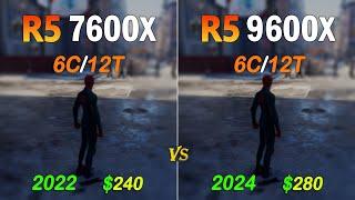 AMD Are you serious? Ryzen 5 9600X vs Ryzen 5 7600X - Test in 7 Games