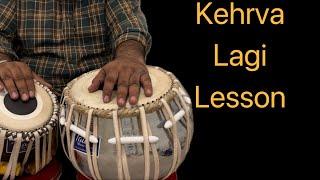 Learn Kehrva Lagi Variations Utahan Tihaee Tabla lesson Keherwa