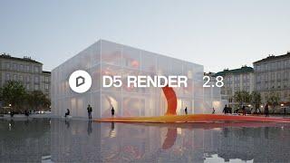 D5 Render 2.8  AI Enhancer Semi-transparent Effect Sunlight Caustics Vectorworks&Rhino LiveSync