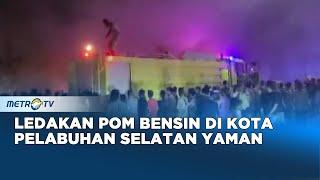 Penduduk Kota Panik Ledakan di Pom Bensin Kota Yaman