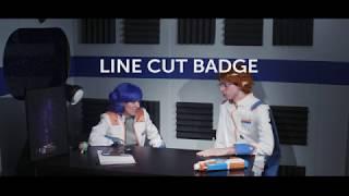 Anime Boston 2018 Line Cut Badge