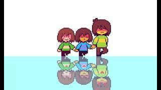 Kris Frisk and Chara  Deltarune & Undertale Animation