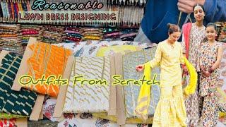 How I Designed my Eid Dresses Like A Designer from scratchEid Dress Designs Local Market Shopping