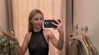 4k Transparent Clothing Try on Haul With Fly   See through clothes