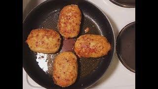 Как приготовить котлеты. Куриные со сладким перцем и сыром. Петелинка Timelapse Chicken cutlets