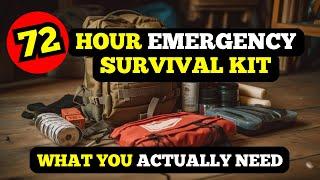 3 Day Basic Prepper Emergency Survival Kit - Must Have Items