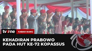 Momen Prabowo Hadiri HUT ke-72 Kopassus  Kabar Siang tvOne