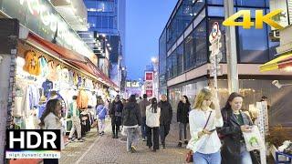 Tokyo Evening Walk - Harajuku 4K HDR