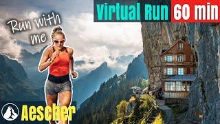 2022 Ebenalp Switzerland Wonderland  Trail Running Video for Treadmill  Virtual Run #34