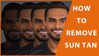 How to De-Tan Your Face Quickly  Sun-Tan Removal at Home  Mens Fashion Tamil