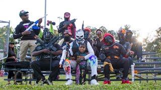 Gel Blaster War Part 2 TeamSouthSide Vs We Out Side ATL Splatter Ball War