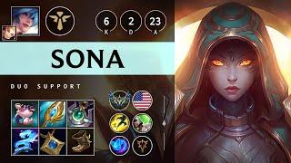 Sona Support vs KogMaw Rampage - NA Challenger Patch 14.17