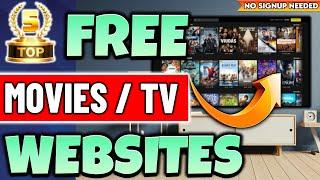 Top 5 Websites to Watch FREE Movies  TV Shows No Sign up