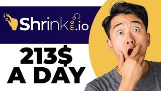 How To Earn Money with ShrinkMe.IO Make 213$Day