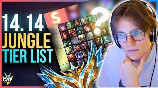 14.14 JUNGLE TIER LIST  WHAT DO WE PLAY NOW???