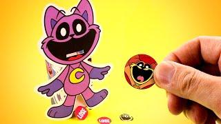 Smiling Critters DIY Paper Craft  CatNap Fun Coin Game  Poppy Playtime