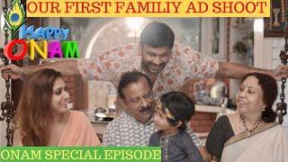 Onam family photoshoot for Instagram Pranaah Saree  BTS