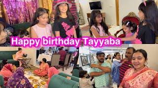 Happy birthday Tayyaba   Tahira sister nhi ayi  Sitara yaseen vlog